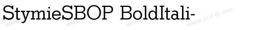 StymieSBOP BoldItali字体转换 StymieSBOP BoldItali字体转换
